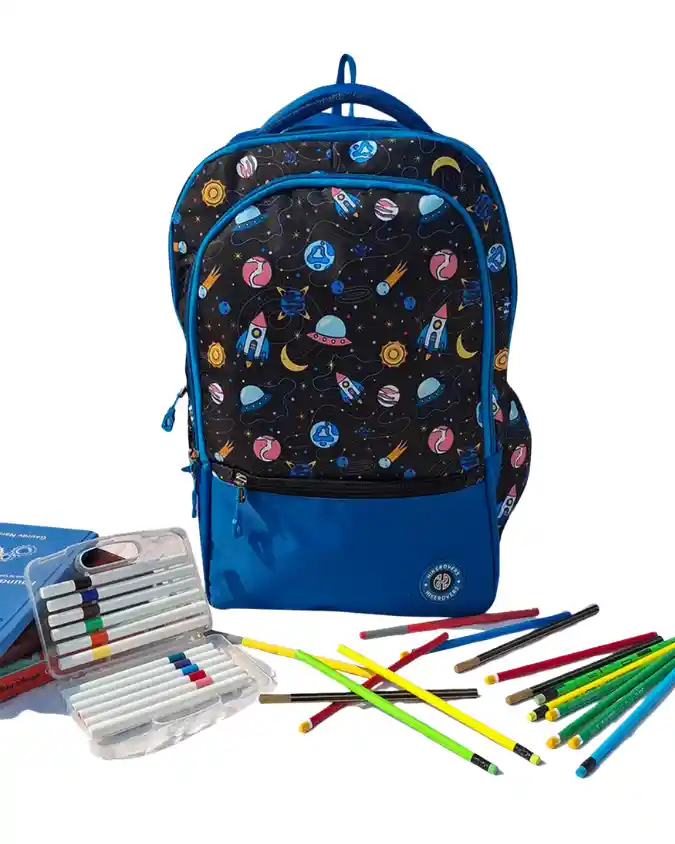 Hikerovers Blue School Bagpack